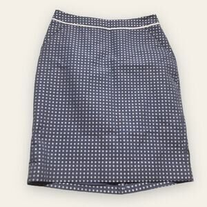 The Limited Academia Retro Blue White Dot Skirt size 0